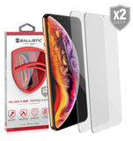 2-Pack Premium Tempered Glass Protector / iPhone Xs Max - Ballistic